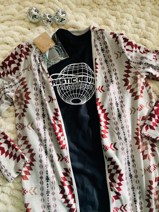 Fall Western Aztec Cardigan