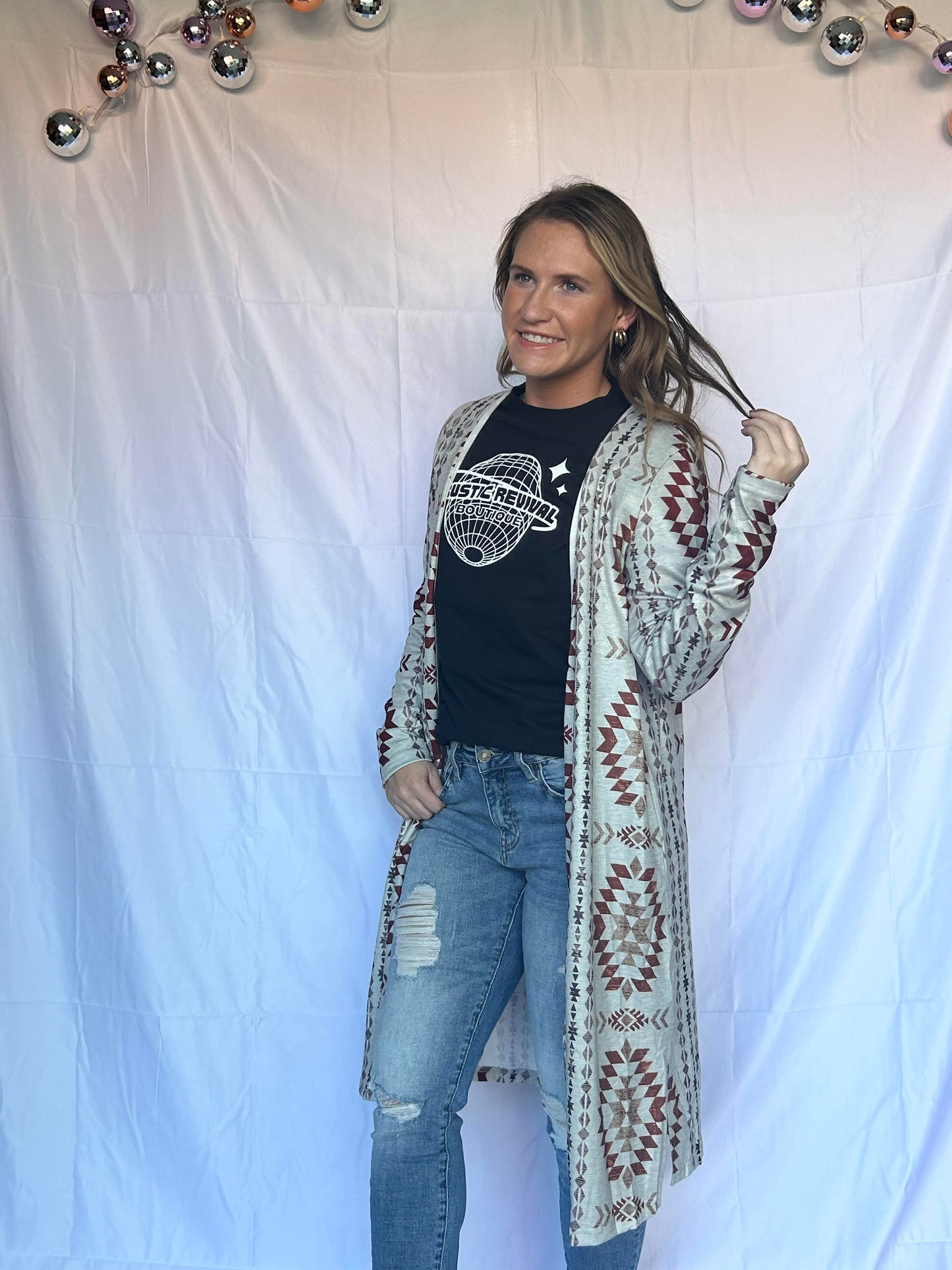 Fall Western Aztec Cardigan