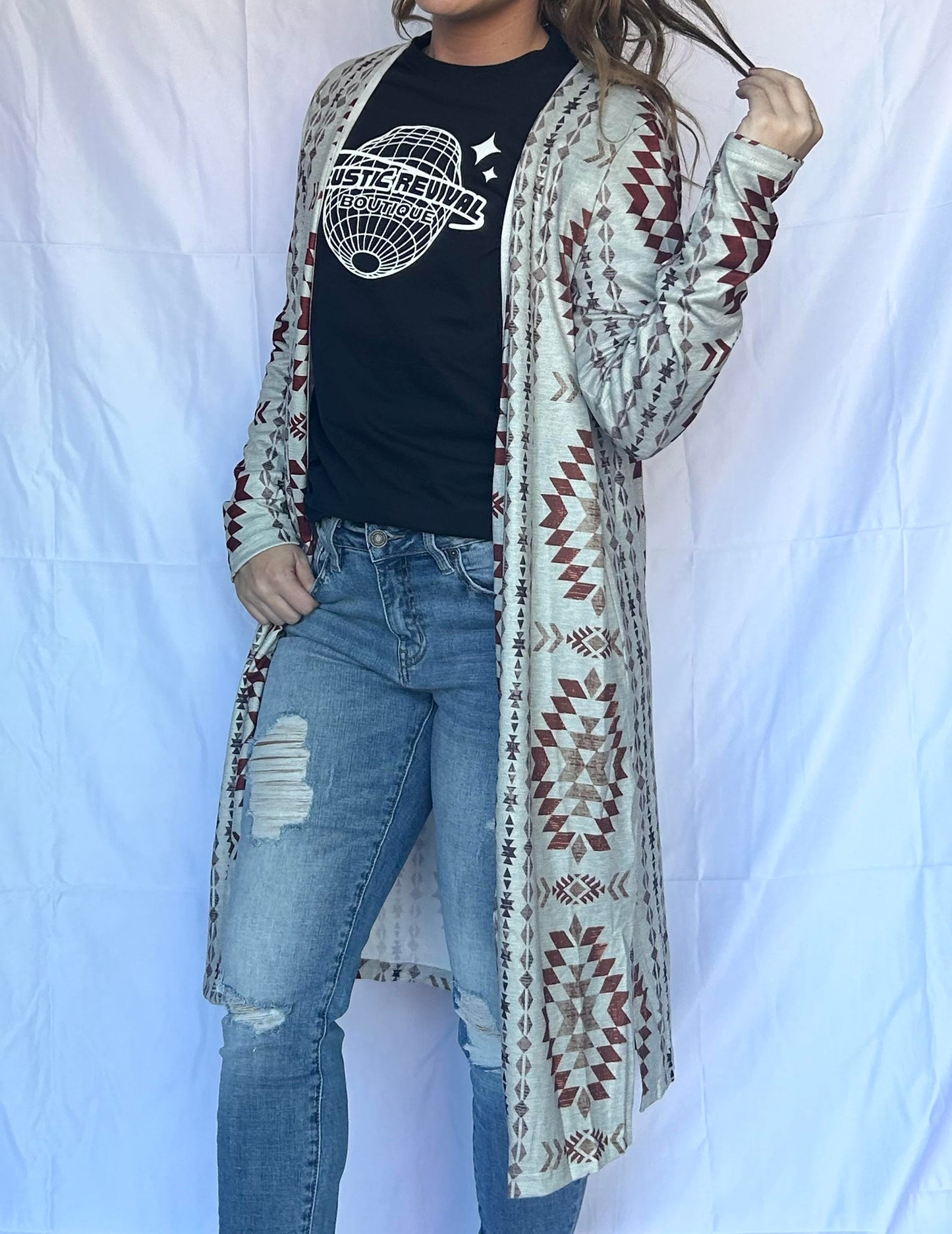 Fall Western Aztec Cardigan